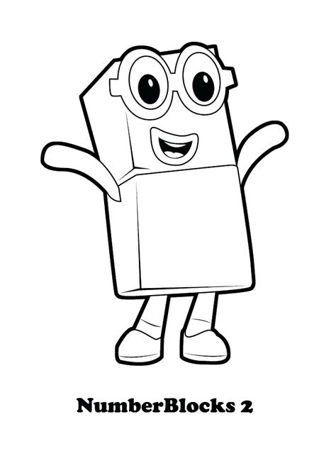 Numberblocks Coloring Pages Coloringnori Coloring Pages For Kids