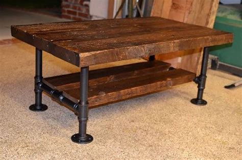 Industrial Pipe Decor Coffee Table Leg Set Rustic Living Room Office