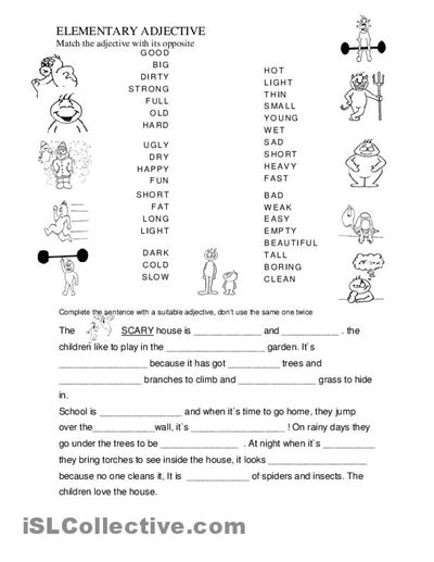 16 Best Images Of Elementary School Worksheets Free Grammar
