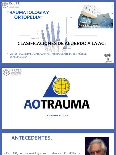 Clasificacion Ao Pdf Traumatologia Anatomía Humana