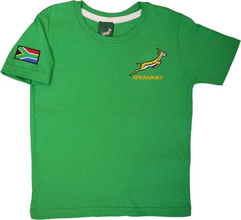 Springboks Rugby South Africa Kids Tshirt 8 9 Years Uk