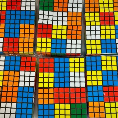 Bulk 500 Lot Pack Of Mini Rubiks Cubes Twist Puzzle 3x3 Etsy