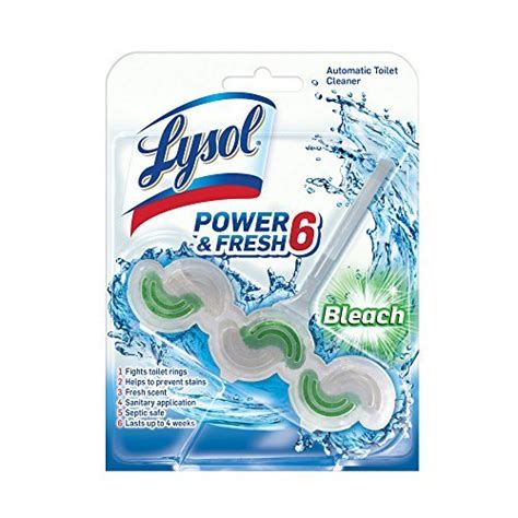 lysol power and fresh 6 automatic toilet bowl cleaner forest rain 1 ct health