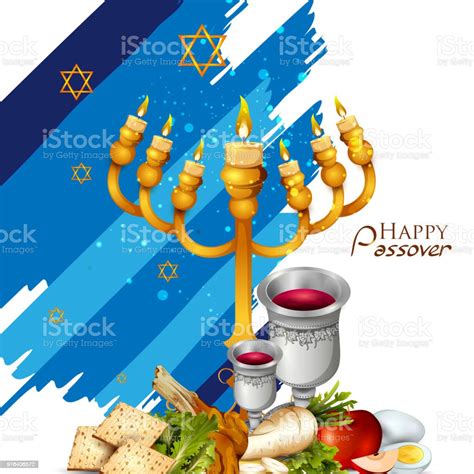 Jewish Holiday Of Passover Pesach Seder Stock Illustration Download