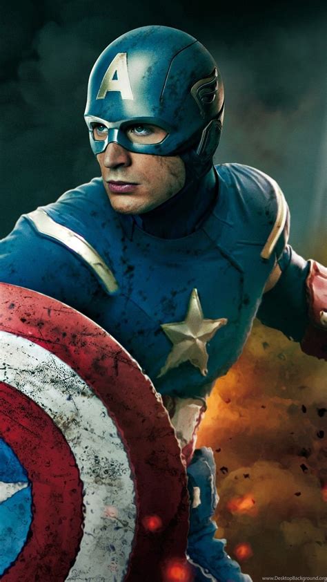 Captain Americthe Avengers Movie Mobile Wallpaper X Marvel