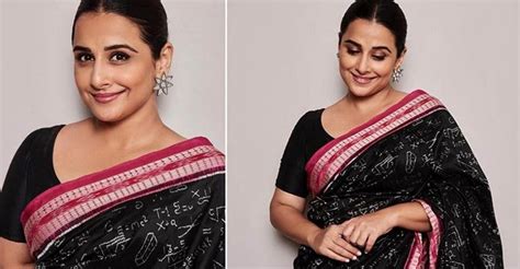 An idol from love live! Actress Vidya Balan sizzles in sari with 'maths ...