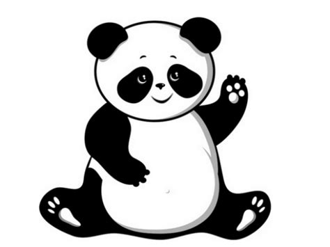 Panda Clipart Black And White Clipart Panda Free Clipart Images
