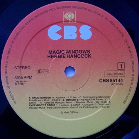 Herbie Hancock Magic Windows Vinyl Pussycat Records