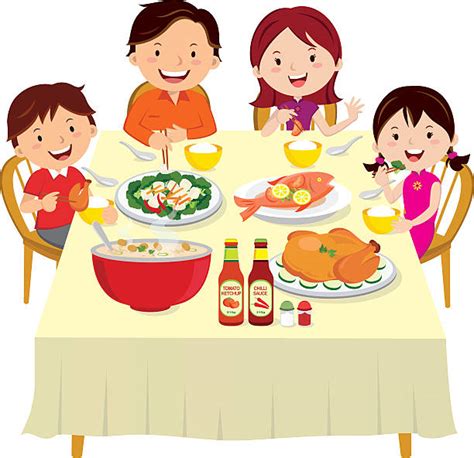 Royalty Free Dinner Table Clip Art Vector Images And Illustrations Istock