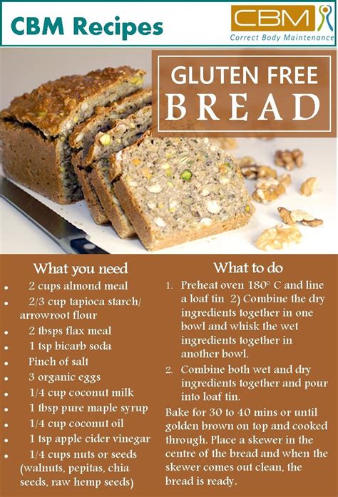 Gluten Free Bread Correct Body Maintenance