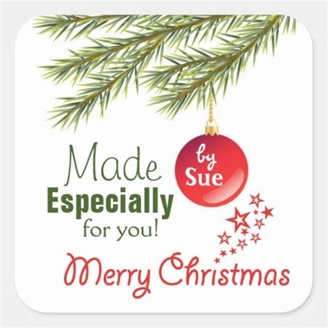 Made Especially For You Holiday Magic Stickers Zazzle