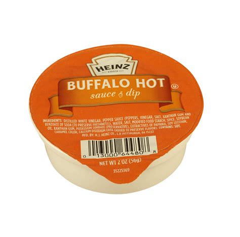 Heinz Buffalo Sauce Packets 2 Oz 100 Ct Sauceandtoss