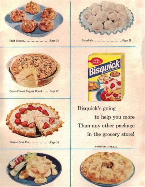 Bisquick Baking Mix Recipe Bisquick Recipes Retro Recipes Vintage