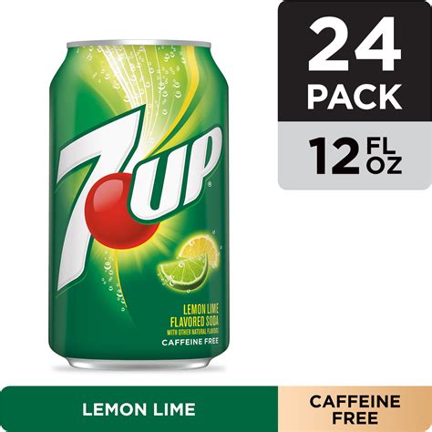 7up Lemon Lime Soda 12 Fl Oz Cans 24 Pack