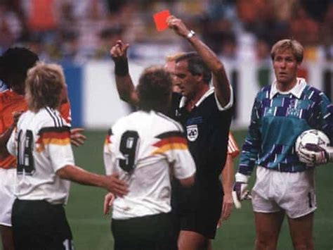 World Cup Stunning Moments Frank Rijkaard And Rudi Völler World Cup The Guardian
