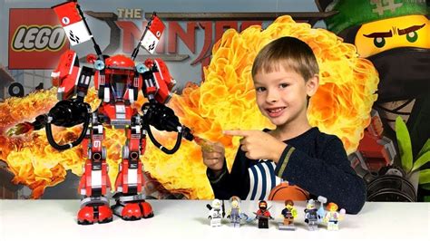 OGNISTY ROBOT Recenzja LEGO NINJAGO MOVIE 70615 Nowość YouTube