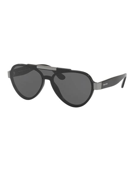 Prada Men S Plastic Aviator Sunglasses Neiman Marcus