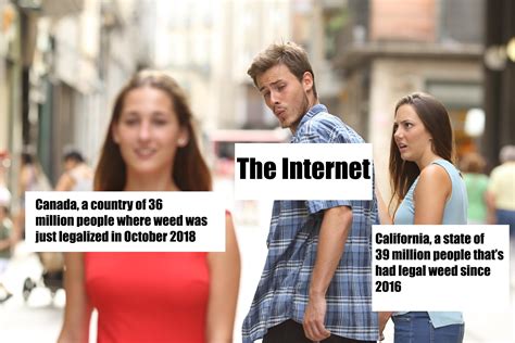 Canada discovers weed : memes