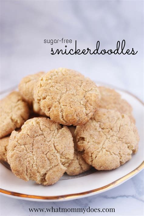 Finally, a treat everyone can eat. Easy Christmas Cookie Recipe - Sugar-Free Snickerdoodles - What Mommy Does
