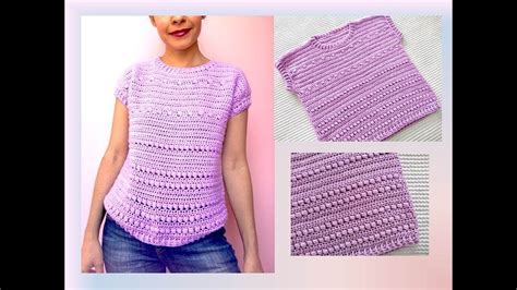 Blusa A Crochet Para Mujer ¡paso A Paso Y Muy Fácil Youtube