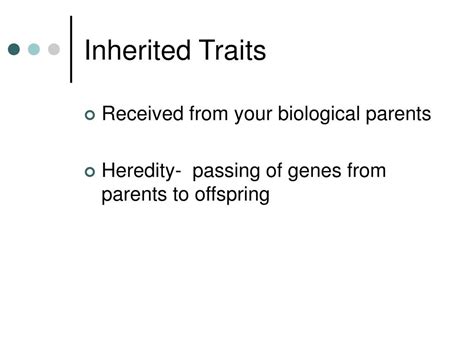 Ppt Inherited Vs Acquired Traits Powerpoint Presentation Free