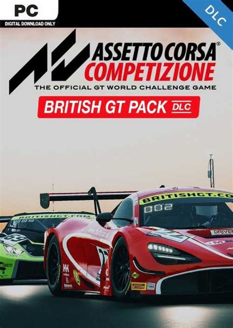Assetto Corsa Competizione British Gt Pack Dlc Pc Cdkeys