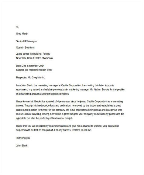 Maybe you would like to learn more about one of these? FREE 38+ Samples of Recommendation Letter Templates in PDF ...