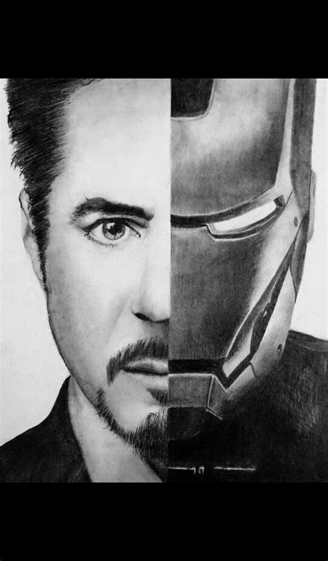 Drawing Iron Man Tony Stark Image Collections
