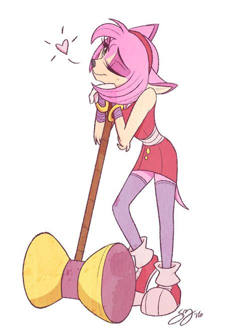 Amy Rose By Probablyfakeblonde Amy Rose Game Character Sonic Fan Art