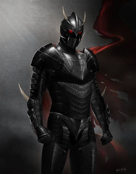 Fantasy Black Knight Armor