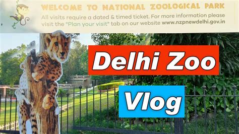 Delhi Zoo Vlog 2022 National Zoological Park Delhi Complete Details