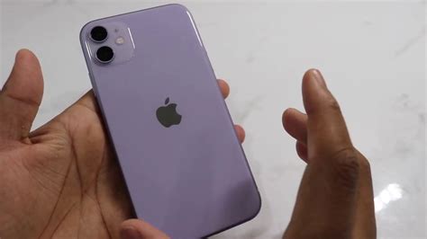 Iphone 11 Unboxing And First Look Purple Youtube