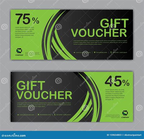 T Voucher Template Sale Banner Discount Cards Coupon Template
