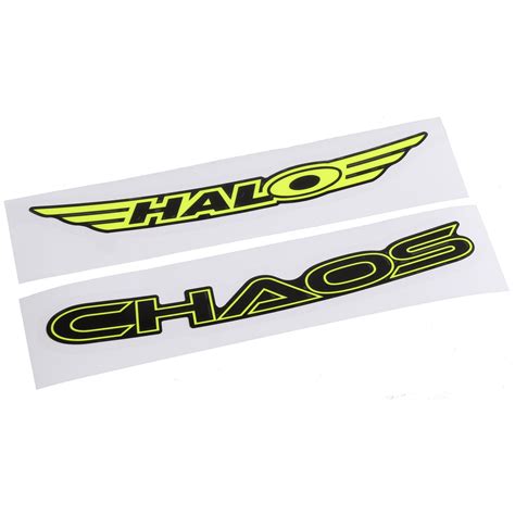 Halo Chaos Rim Decals Yellow