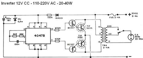 40w Inverter Circuit 12vdc To 110220vac Inverter Circuit And Products