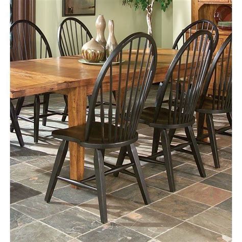 Buy windsor chair and get the best deals at the lowest prices on ebay! Rustic Traditions Windsor Side Chair (Black) (Set of 2 ...