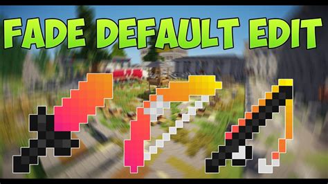 Minecraft Pvp Texture Pack Default Fade Edit Uhc And Mcsg Short