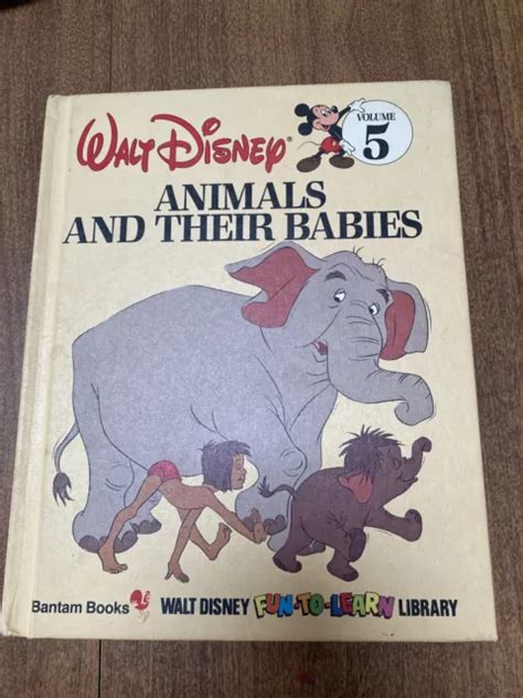 Walt Disney Fun To Learn Library Animals And Their Babies Volume 5a