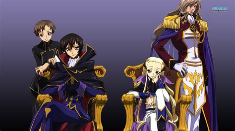 Code Geass Lelouch Lamperouge Rolo Lamperouge V V Code Geass Charles Zi