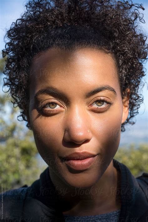 Young African American Actress Headshot By Terry Schmidbauer