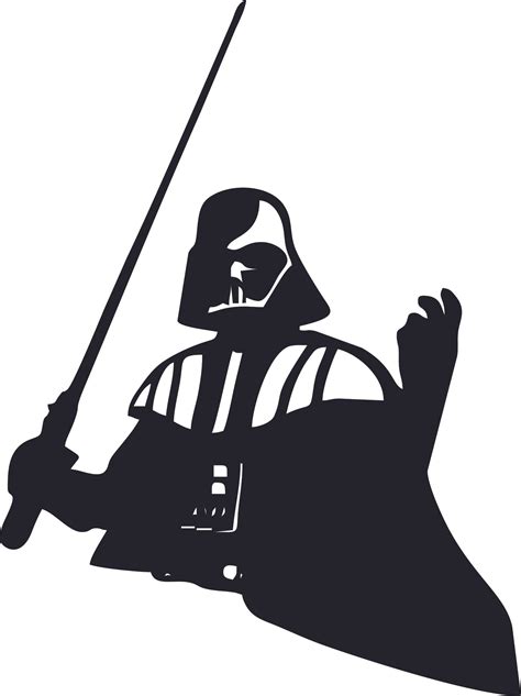 Darth Vader Star Wars Cartoon Character Wall Art Vinyl Sticker Design