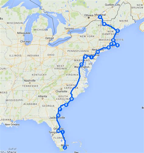 The Best Ever East Coast Road Trip Itinerary East Coast Road Trip
