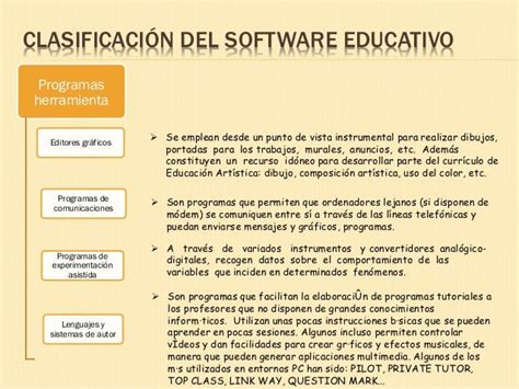 Clasificacion De Software Educativo Pdf Reader Revizionplant