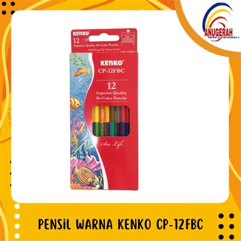 Jual Pensil Warna Kenko Cp 12fbc Bi Color Pcs Shopee Indonesia