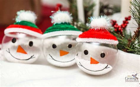Easy Snowman Ornaments For Your Christmas Tree