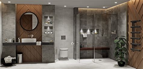 Thank you for all the interest in the tile. Bathroom Ideas: Dark Domain | Dark bathrooms, Bathroom ...