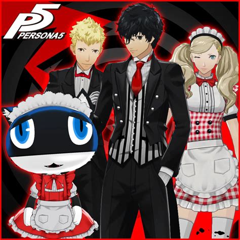 Persona 5 Maid And Butler Costume Set