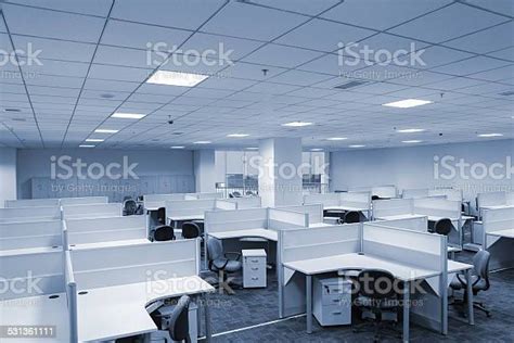 Modern Office Interior With Table And Desk Stock Photo Download Image