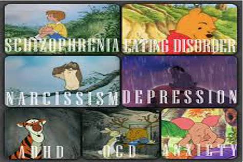 Winnie The Pooh Character Disorders And Meanings Full Colour Zone