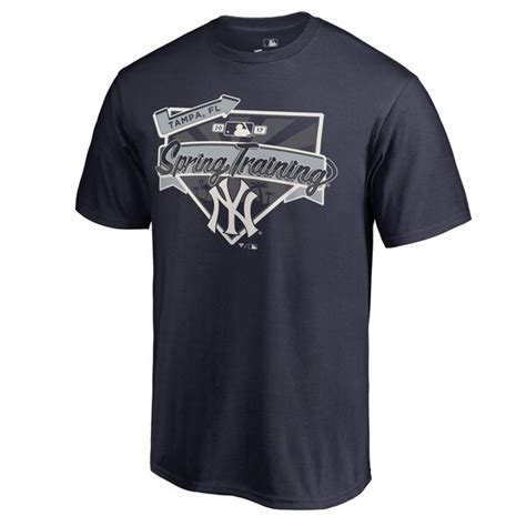 New York Yankees Fanatics Branded 2017 Mlb Spring Training Logo T Shirt